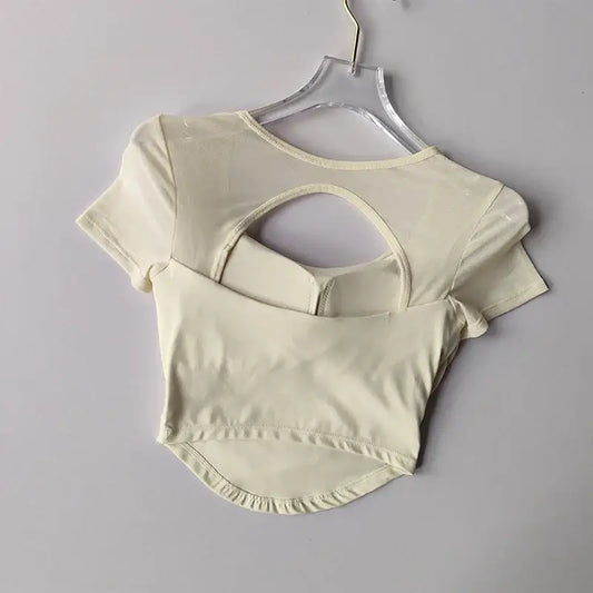 Padded Yoga Shirts for Women Various Colors - The Lady's Haven Boutique