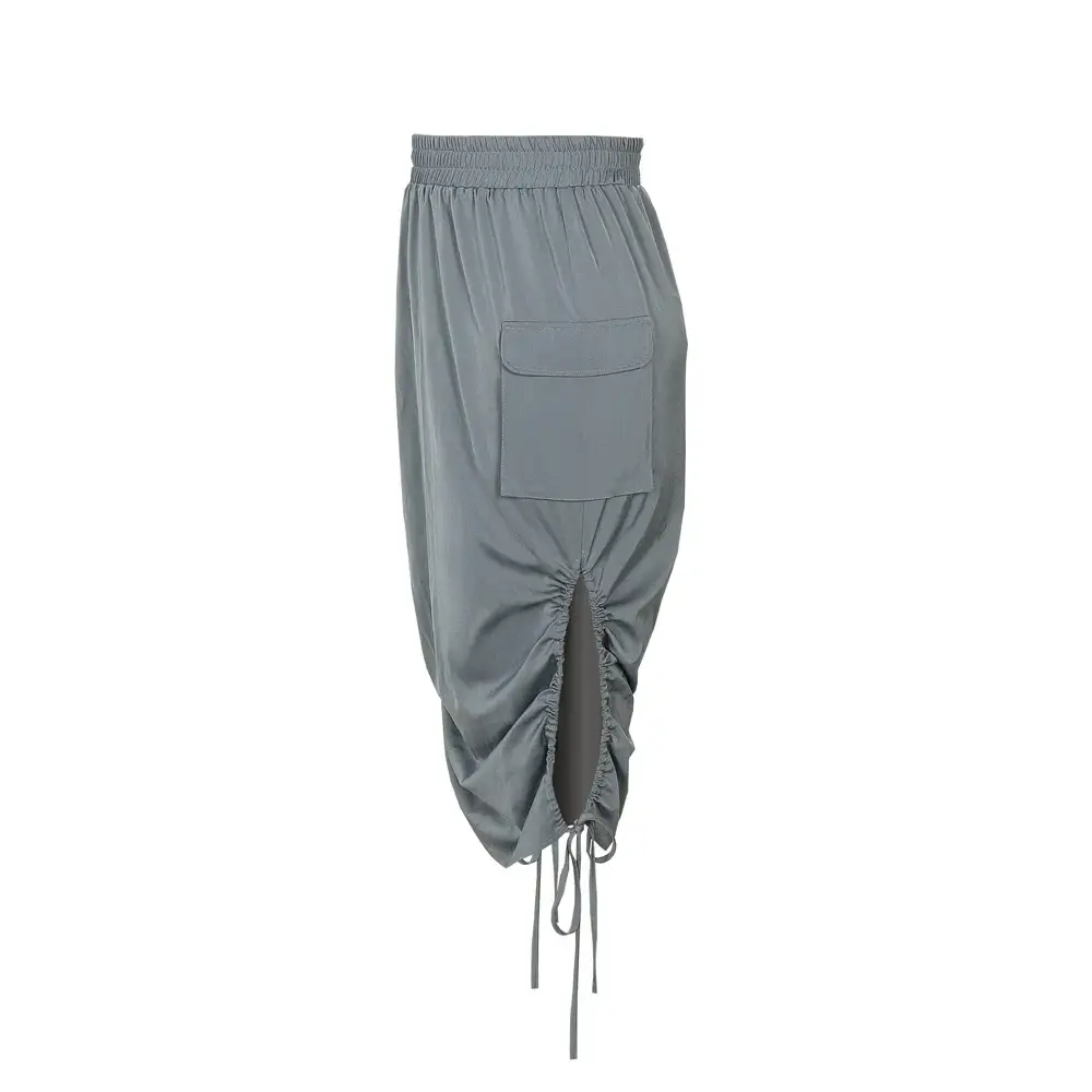 Plus Size 2025 Summer New Women’s Casual Half Skirt Pure Colour Knitted Half Skirt Mature Sexy Wearable