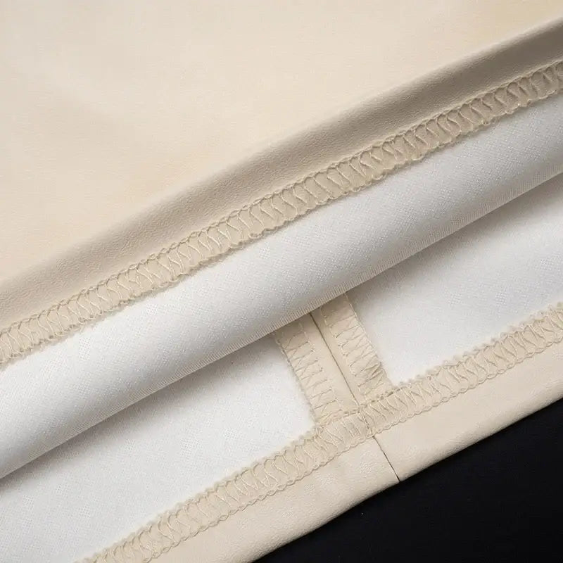 PU Leather Mini Dress – Sleeveless Ruched Clubwear - Mini Dresses