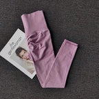 Soft Purple Push Up Leggings for Women with Comfortable High Waist Design