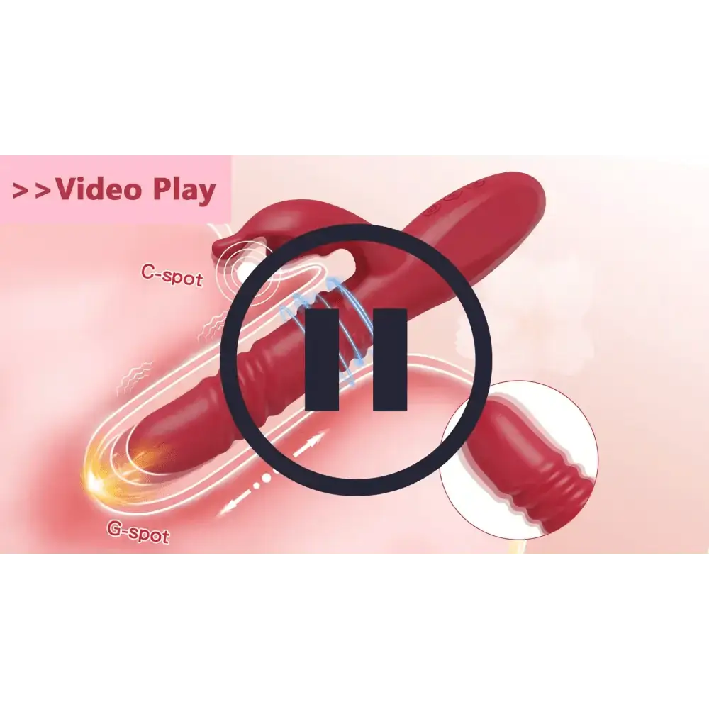 Rabbit Vibrator For Women Powerful G Spot Telescopic Rotating Clitoris Vagina Stimulator Female Masturbator For Adult Sexy Toys - The Lady's Haven