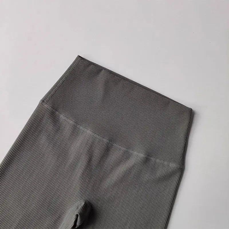 Ribbed Cycling Yoga Gym Shorts for Women - The Lady's Haven Boutique