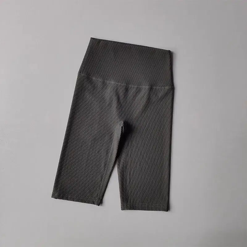 Ribbed Cycling Yoga Gym Shorts for Women - The Lady's Haven Boutique
