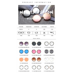 Trendy round sunglasses with designer flair in various colors for stylish summer looks