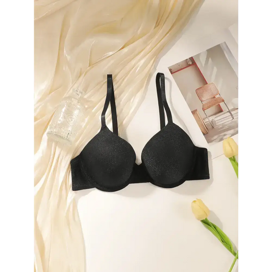 Sequin Lingerie Bra with Steel Ring - The Lady's Haven Boutique