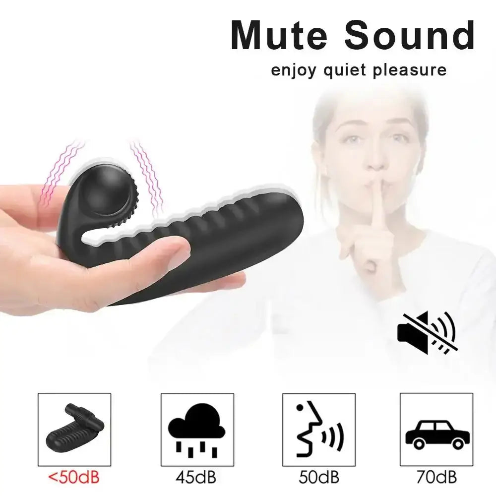 Sex Toys Finger Sleeve Vibrator G Spot Massage Clit Stimulate Female Masturbator For Women Lesbian Orgasm Adult Products - The Lady's Haven