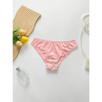 Pink lacy panty from sexy underwire bra and panty set by The Lady's Haven Boutique