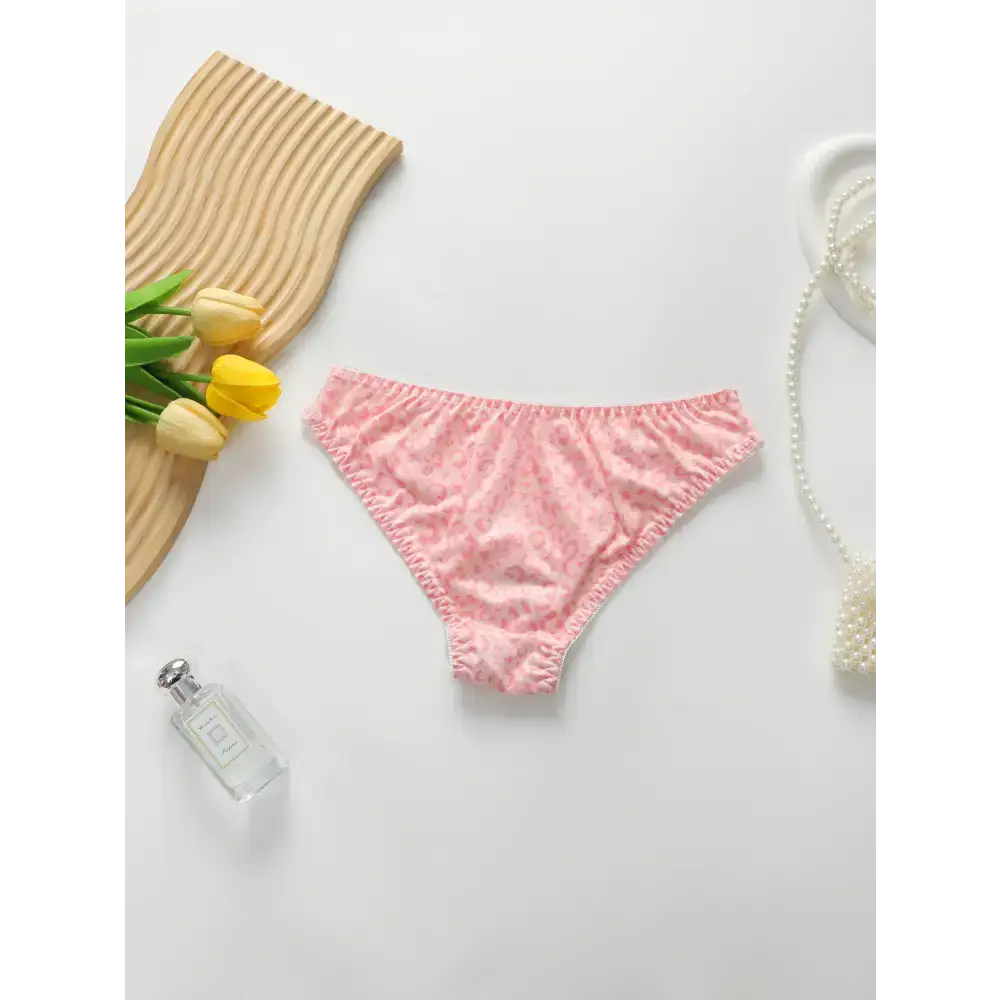 Pink lacy panty from sexy underwire bra and panty set by The Lady's Haven Boutique