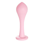 Silicone Anal Plug Training Set in pink, designed for comfort and gradual introduction