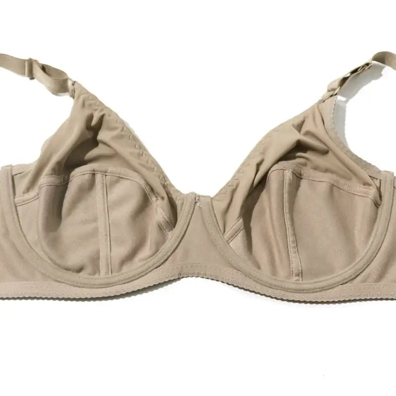 Simple Fashion Underwire Bras for Women Plus Size Lingerie Unlined Thin Underwear Big Size Bra Cup C D E F