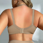 Simple Fashion Underwire Bras for Women Plus Size Lingerie Unlined Thin Underwear Big Size Bra Cup C D E F