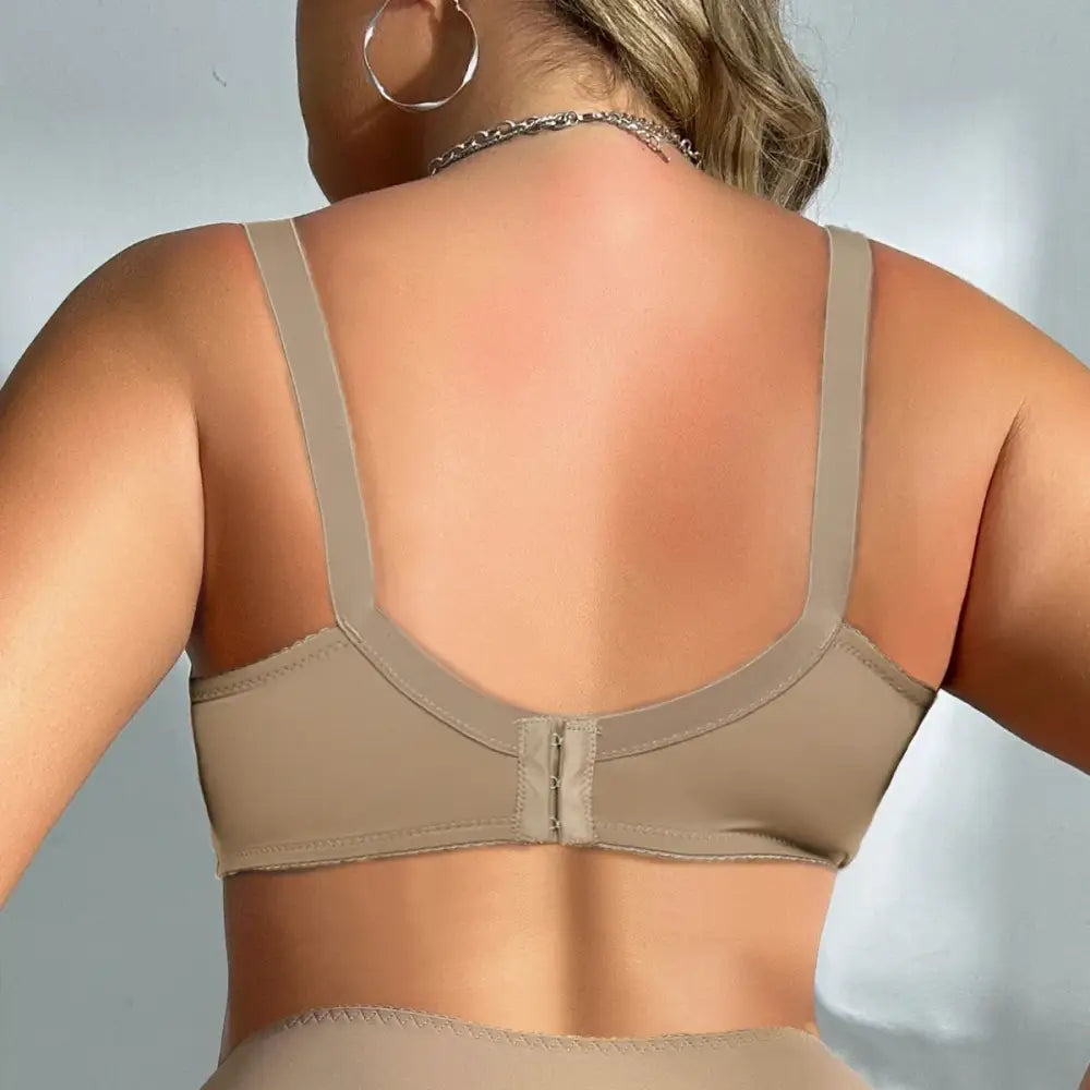 Simple Fashion Underwire Bras for Women Plus Size Lingerie Unlined Thin Underwear Big Size Bra Cup C D E F