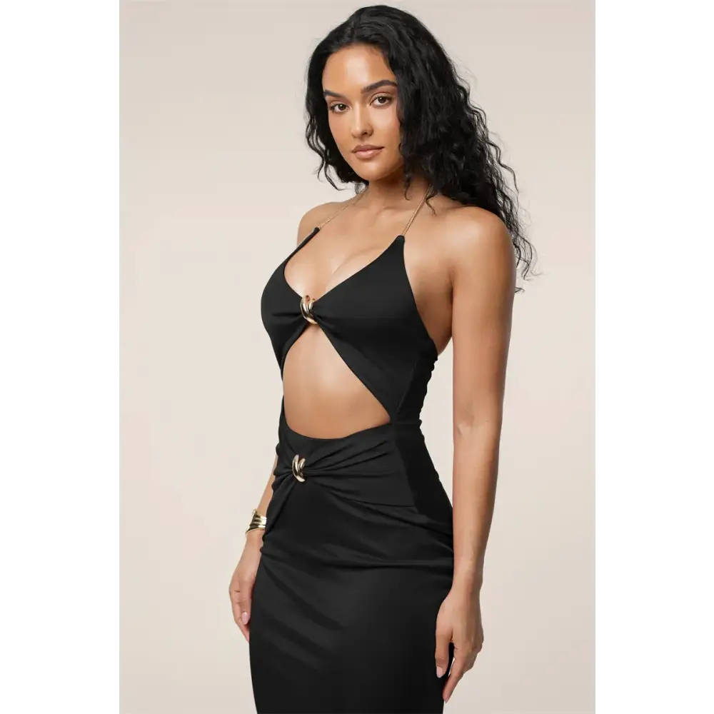 Mozision Cutout Off-shoulder Sexy Maxi Dress Women Summer Fashion Strapless Sleeveless Backless Bodycon Club Party Long