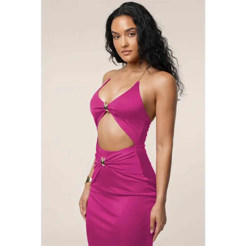 Mozision Cutout Off-shoulder Sexy Maxi Dress Women Summer Fashion Strapless Sleeveless Backless Bodycon Club Party Long