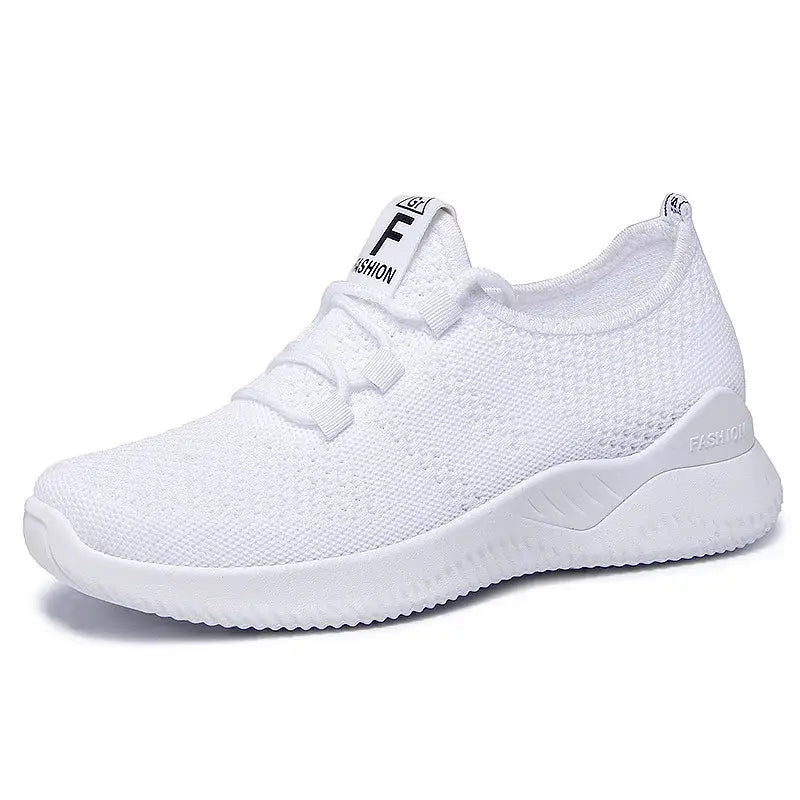 Sport Running Shoes Women Air Mesh Lightweight Sneakers - WHITE / 35 - Sneakers Trainers