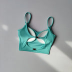 Aqua sports underwear for ladies with cut-out design and adjustable straps for comfort and style