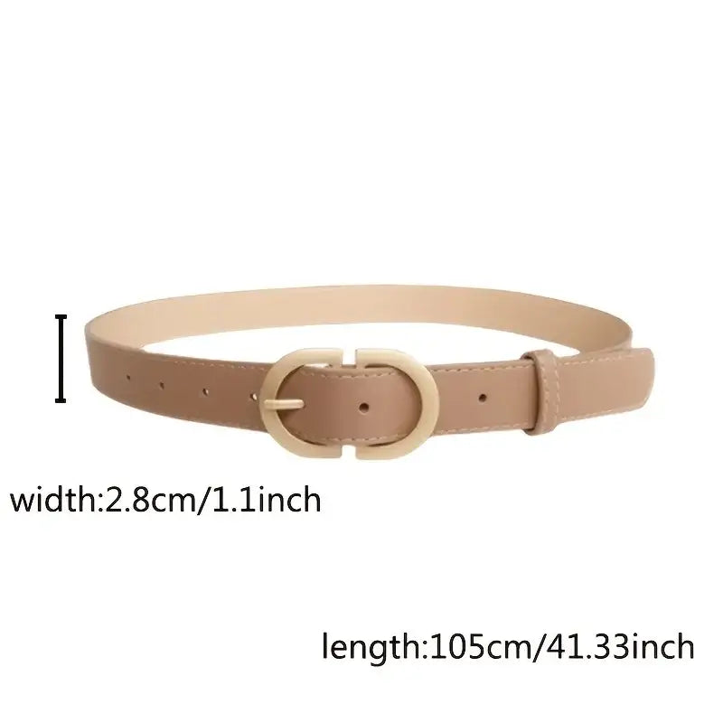 Stylish Gold Buckle Waist Belt For Women - The Lady's Haven Boutique