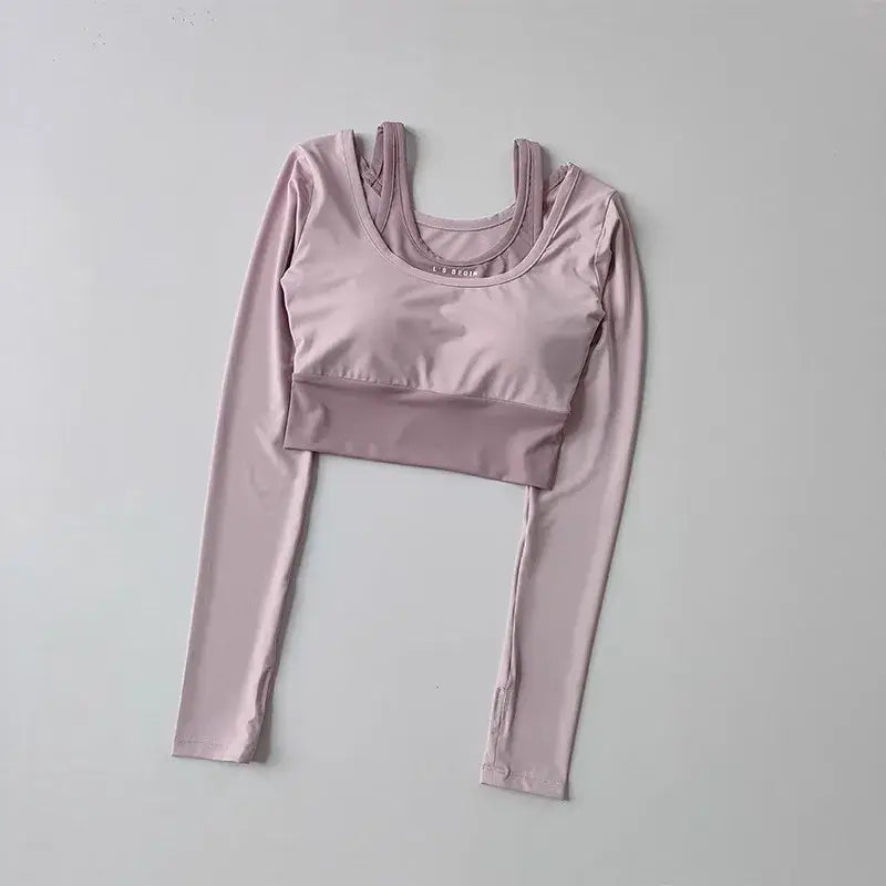 Stylish Workout T-Shirt with Pads Various Colors - The Lady's Haven Boutique