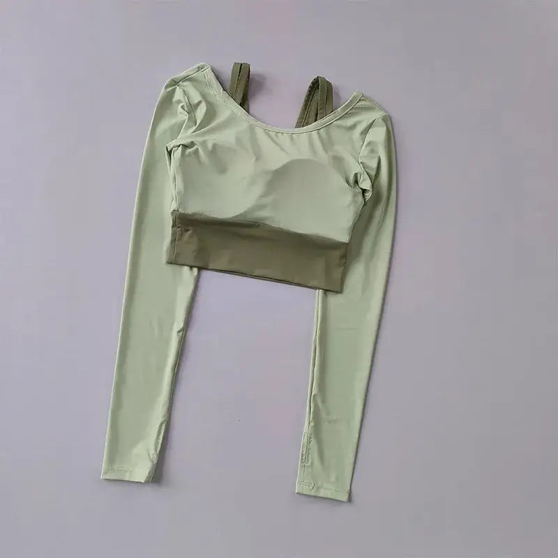 Stylish Workout T-Shirt with Pads Various Colors - The Lady's Haven Boutique