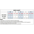 Size chart for pleated chiffon midi skirt with waist, hips, and length measurements in centimeters and inches