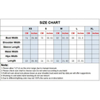 Size chart for puffy sleeveless summer top showing bust width and length measurements in centimeters and inches