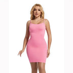 Pink tummy control body shaper for women with adjustable straps from The Lady's Haven Boutique