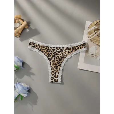 Ladies Leopard Print Lace Underwear - The Lady's Haven Boutique