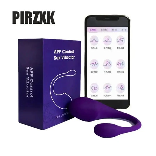 Wearable Dildo APP Vibrator for Woman Remote Control Bluetooth Vibrator Sex Toy Smartphone Long Distance Remote Control 18 - The Lady's Haven
