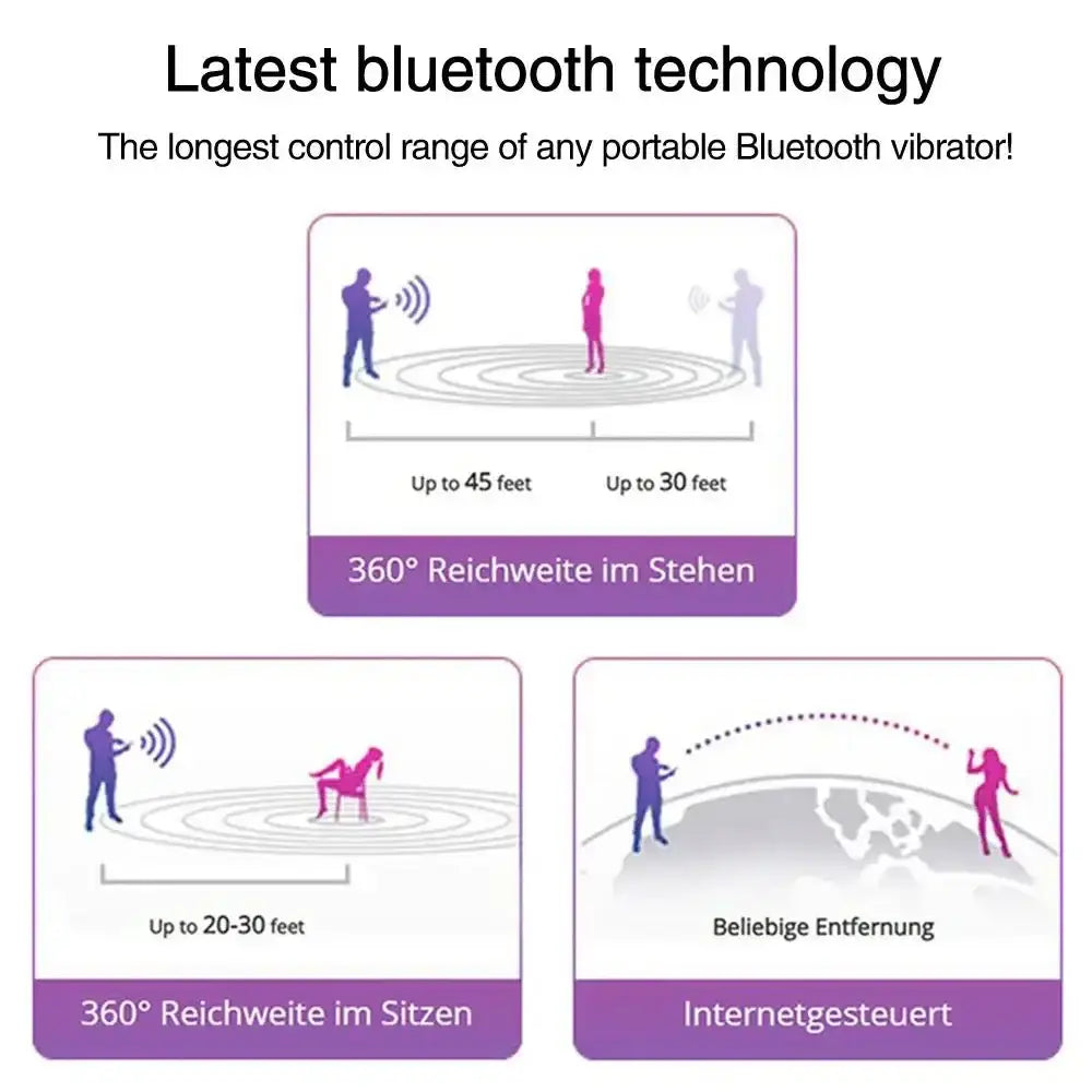 Wearable Dildo APP Vibrator for Woman Remote Control Bluetooth Vibrator Sex Toy Smartphone Long Distance Remote Control 18 - The Lady's Haven