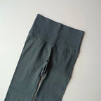 The Lady's Haven Boutique women hip lift leggings in gray with a comfortable high waistband