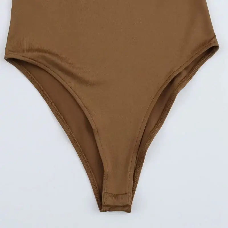 Women’s Elegant Long Sleeve Bodysuit Slim Casual Top - Bodysuit