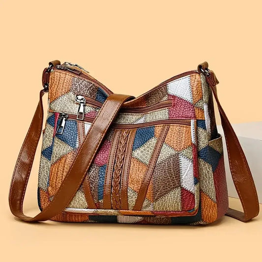 Women’s Elegant Vintage Crossbody Bag Trendy HandBag Fashion - blue