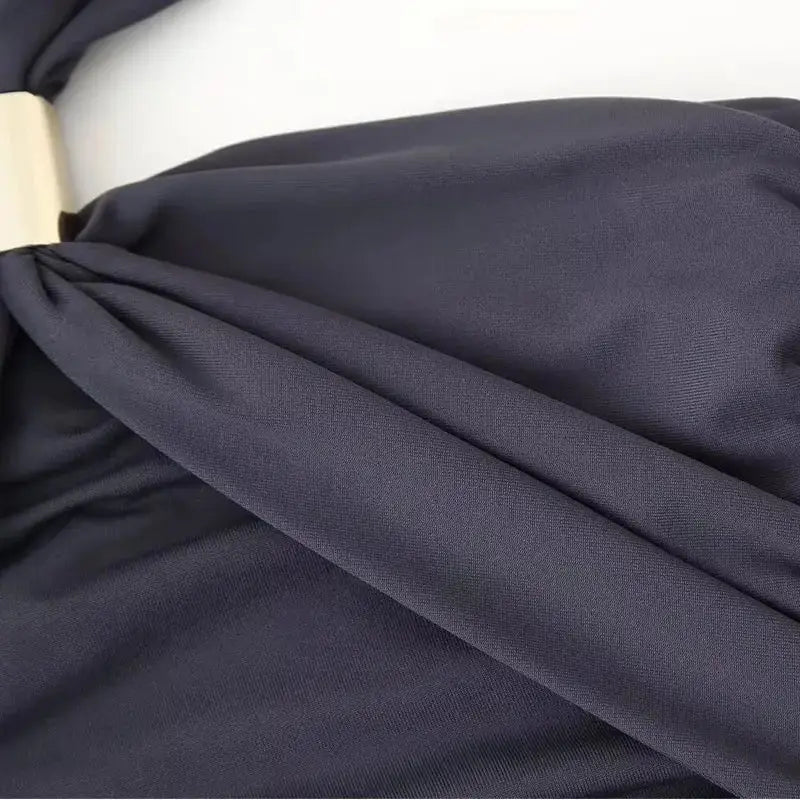 Women’s Sexy Halter Bodycon Midi Dress Backless Party Dress - Midi Dress