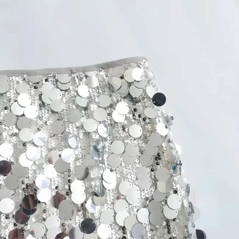 Women’s Sexy Sequined Mini Skirt Casual Party Skirt - Mini Skirt