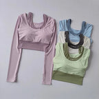 Stylish workout t-shirt with pads in multiple colors for enhanced comfort during exercise