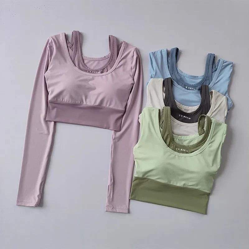 Stylish workout t-shirt with pads in multiple colors for enhanced comfort during exercise