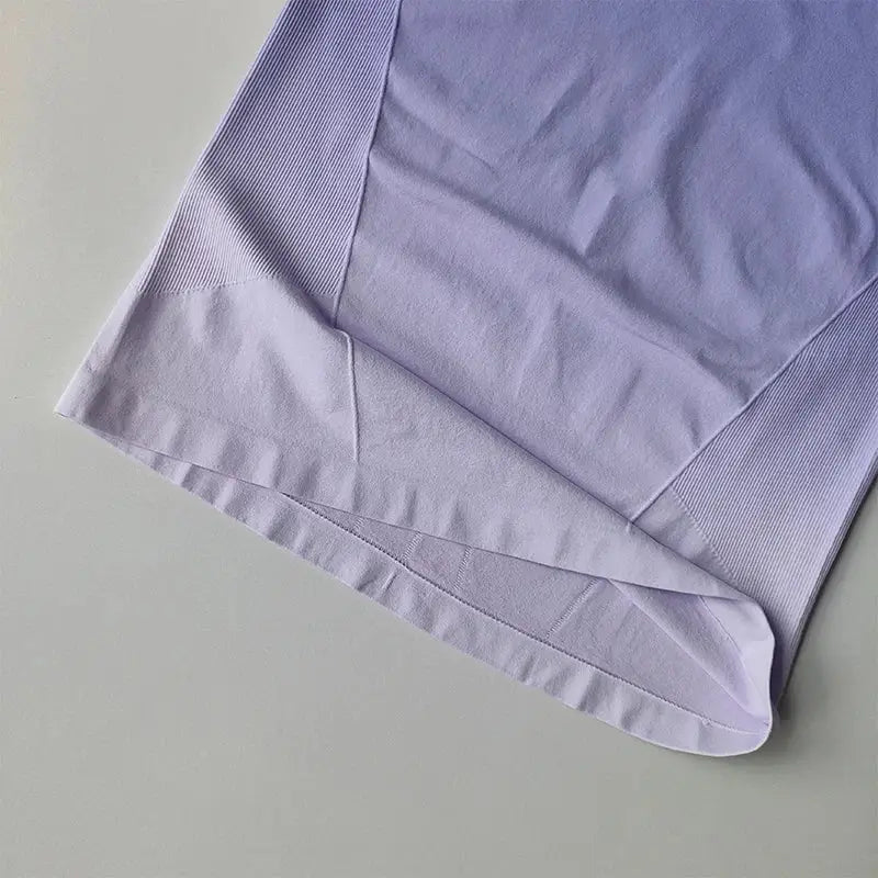 Yoga Top and Shorts Gradient for Women - The Lady's Haven Boutique