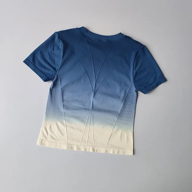 Yoga Top and Shorts Gradient for Women - The Lady's Haven Boutique