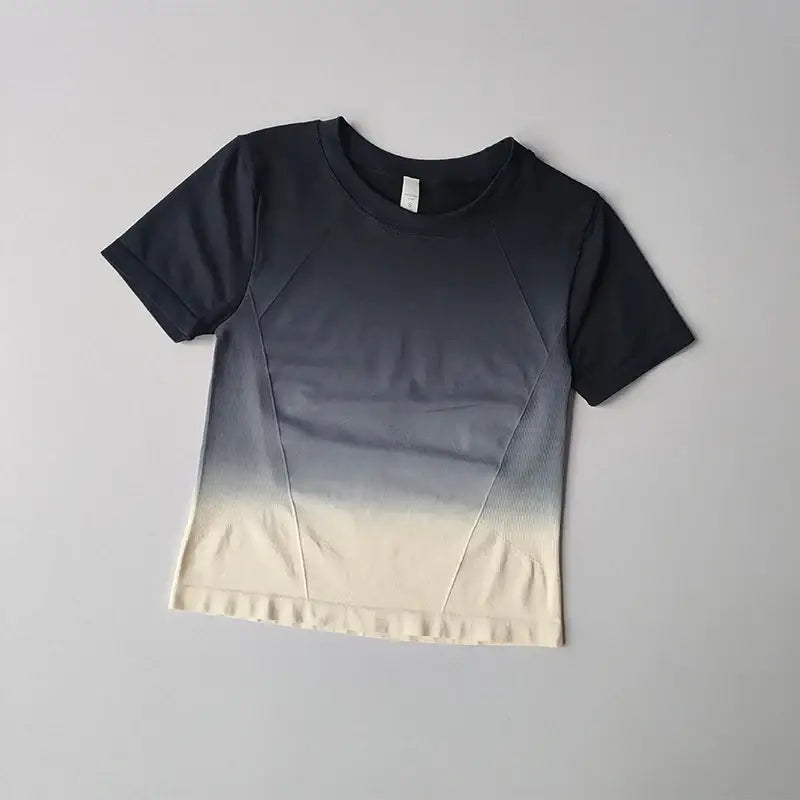 Yoga Top and Shorts Gradient for Women - The Lady's Haven Boutique