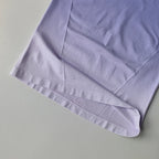 Light purple yoga top and shorts gradient for women with a soft, stretchy fabric design
