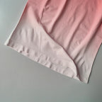 Gradient yoga top and shorts gradient for women in soft pink fabric with stylish design