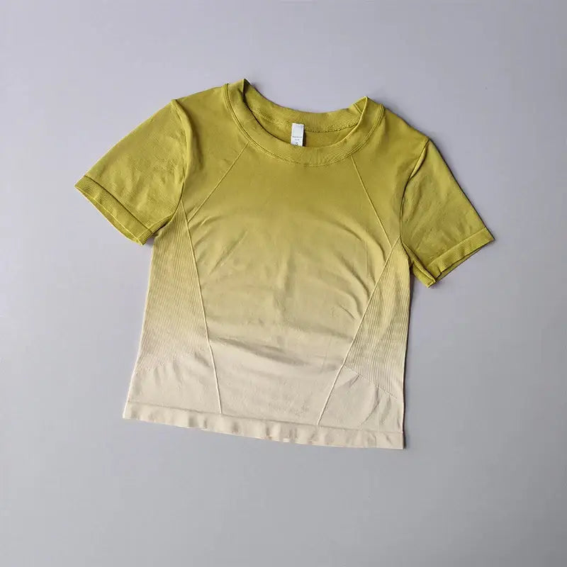 Yoga Top and Shorts Gradient for Women - The Lady's Haven Boutique